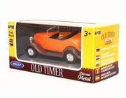 Samochody i pojazdy dla dzieci - Welly 1:34 Ford Roadster cabrio - pomarańczowy - miniaturka - grafika 1