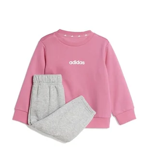adidas Uniseks - niemowlęta ESSENTIALS LINEAR LOGO JOGGER, pink fusion/white, 2-3 Years - Odzież sportowa dziecięca - miniaturka - grafika 1