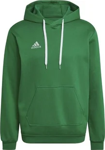 Adidas Bluza męska adidas Entrada 22 Sweat Hoodie zielona HI2141 2XL - Bluzy męskie - miniaturka - grafika 1