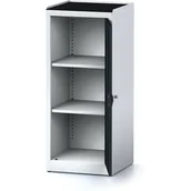 Szafy i regały magazynowe - Alfa 3 Szafa warsztatowa MECHANIC, 1170 x 490 x 500 mm, 2 półki, antracytowe drzwi 1262704 - miniaturka - grafika 1