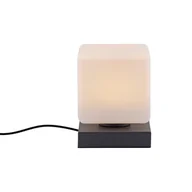 Lampy stojące - Paul Neuhaus Lampa stołowa ciemnoszara z diodą LED ściemnianą dotykiem - Jano - miniaturka - grafika 1
