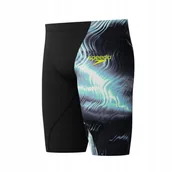 Kąpielówki męskie - Strój Pływacki Startowy Chłopięcy Speedo Fastskin Lzr Ignite 152Cm - miniaturka - grafika 1
