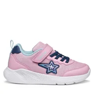 Buty dla dziewczynek - Sneakersy Geox J Sprintye J55FWA 0AS54 CE84B M Różowy - miniaturka - grafika 1