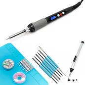 Lutownice - PRECYZYJNA LUTOWNICA 60W PLUS AKCESORIA GROTY MATA - miniaturka - grafika 1