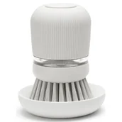 Środki do kuchni i łazienki - Brabantia Nowości Szczotka z dozownikiem na płyn SinkSide jasnoszara 302640 302640 - miniaturka - grafika 1