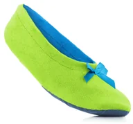 Buty dla dziewczynek - Buciki baletki tekstylne do przedszkola dla dziecka balerinki kapcie 29/30 - miniaturka - grafika 1