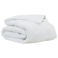Koce - vidaXL Koce i Kołdry Biały 135 x 220 cm Mikrofibra - miniaturka - grafika 1
