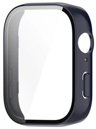 Bizon Etui Case+Glass Watch do Huawei Watch Fit 3, niebieskie - Akcesoria do smartwatchy - miniaturka - grafika 1