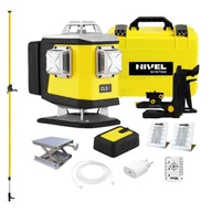Poziomice laserowe - ZESTAW Laser krzyżowy Nivel System CL5V fioletowy + tyczka rozporowa LP-36 Nivel System - miniaturka - grafika 1