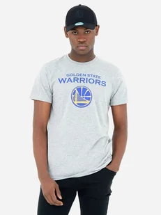 T-shirt męski bawełniany New Era NBA Team Warriors 60416754 XL Jasnoszary (0197214897004). T-shirty męskie - Koszulki męskie - miniaturka - grafika 1