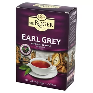 Sir Roger Earl Grey Herbata czarna liściasta 100 g - Herbata - miniaturka - grafika 1