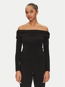 Bluzki damskie - ONLY Bluzka Glamour 15339759 Czarny Slim Fit - miniaturka - grafika 1