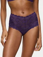 Majtki damskie - Triumph Figi klasyczne z wysokim stanem Amourette 10210675 Fioletowy - miniaturka - grafika 1