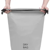 Akcesoria turystyczne - VidaXL Lumarko Worek wodoszczelny, szary, 10 L, PVC 92756 VidaXL - miniaturka - grafika 1