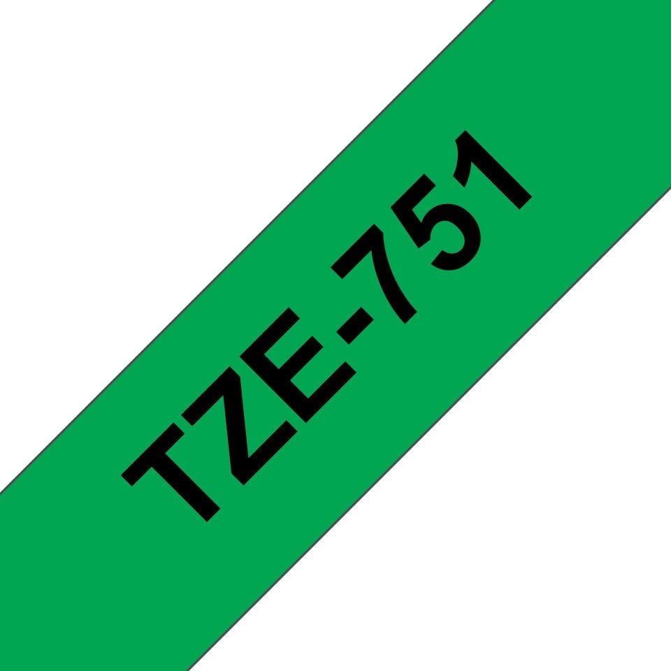Brother LABEL 24MM BLACK N GREEN