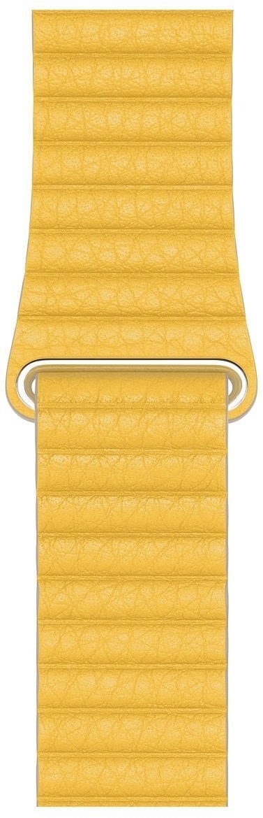 Apple Opaska skórzana żółty do koperty 44mm / 45mm / 46mm / 49mm - rozmiar M, oryginalna plomba, MXAD2ZM/A