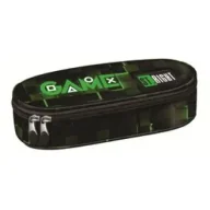 Piórniki - St. Majewski Piórnik saszetka z wewnętrzną klapką Green Game - miniaturka - grafika 1