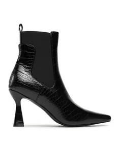 Vero Moda Botki Vmmicka 10296966 Czarny - Botki damskie - miniaturka - grafika 1