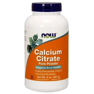 Now Foods NOW Calcium Citrate Pure Powder 227g - Witaminy i minerały - miniaturka - grafika 2