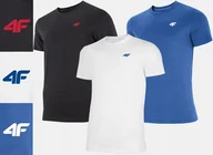 Koszulki męskie - Koszulka Męska 4F zestaw 3 szt. TZ09 T-shirt Podkoszulek na co dzień 3XL - miniaturka - grafika 1
