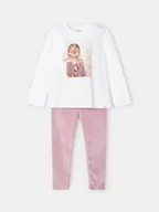 Komplety dla niemowląt - Mayoral Komplet bluzka i legginsy 4705 Różowy Regular Fit - miniaturka - grafika 1