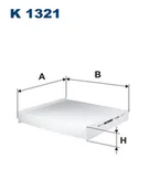 Filtry kabinowe - Filtr kabinowy FILTRON K 1321 - miniaturka - grafika 1