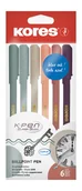Długopisy - Długopis Kores, 6 szt. - miniaturka - grafika 1