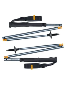 Kije do biegania Komperdell FX Lite TI - silver/orange - Kije trekkingowe - miniaturka - grafika 1