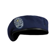 Odzież taktyczna i umundurowanie - Beret KADETA z Orłem MaxPro-Tech Szkoły Mundurowe 57/58 - Granatowy - miniaturka - grafika 1