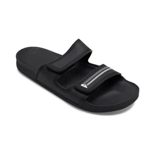 Męskie Klapki QUIKSILVER RIVI DOUBLE ADJUST AQYL101252-XKSK – Czarny - Klapki i japonki męskie - miniaturka - grafika 1