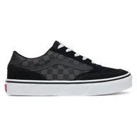 Buty dla chłopców - Vans BROOKLYN LS VN000D82KOU1 Czarny - miniaturka - grafika 1