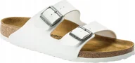 Klapki i japonki męskie - Birkenstock Birkenstock Arizona BF 552681 białe 45 - miniaturka - grafika 1