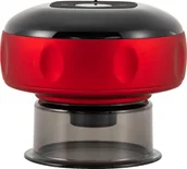 Masażery - Elektryczny masażer bańkowy, 12 poziomów siły ssania, regulowana temperatura 38-45 ℃, lekki i przenośny, czarny - miniaturka - grafika 1