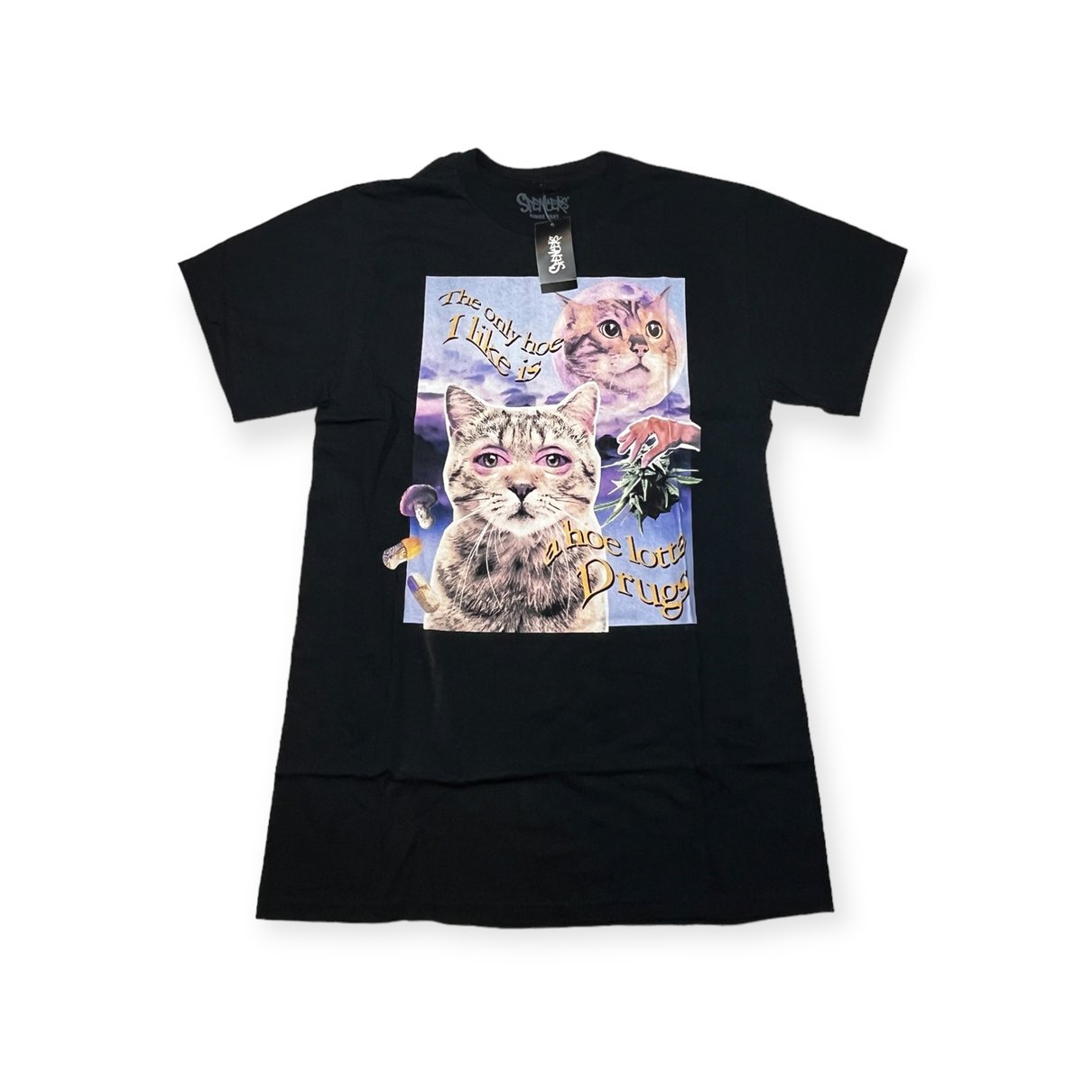 Koszulka T-shirt męski okrągły dekolt SPENCER'S nadruk S