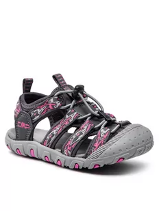 CMP Sandały Sahiph Hiking Sandal 30Q9524 Szary - Buty dla dziewczynek - miniaturka - grafika 1