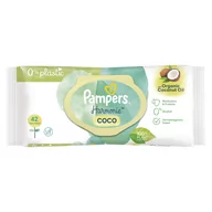 Chusteczki nawilżane - PAMPERS PROCTER & GAMBLE chusteczki nawilżane Pure Coconut x 42 szt - miniaturka - grafika 1