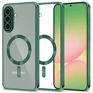 Etui i futerały do telefonów - Etui TECH-PROTECT MagFlex MagSafe do Samsung Galaxy A56 5G Zielony - miniaturka - grafika 1