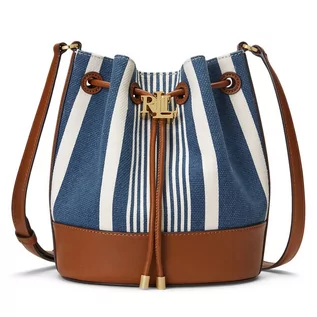 Torebki damskie - Torebka Lauren Ralph Lauren 431939922001 ATLANTIC STRIPE/INDIGO/LRN TAN - grafika 1