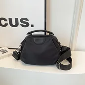 Inne - TEMU Elegancka Nylonowa Torebka Damska - Wszechstronna i Stylowa, Wodoodporna z Odpinanym Paskiem, Zamykana na Zamek - Dostępna w Kolorach Khaki, - miniaturka - grafika 1