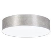 Lampy sufitowe - Britop Loftowa LAMPA sufitowa NEVOA 47935802 okrągła OPRAWA abażurowy plafon srebrny - miniaturka - grafika 1