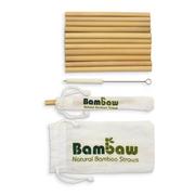 Słomki do napojów - BAMBAW BAMBAW, Ekologiczne słomki bambusowe wraz ze szczo - miniaturka - grafika 1