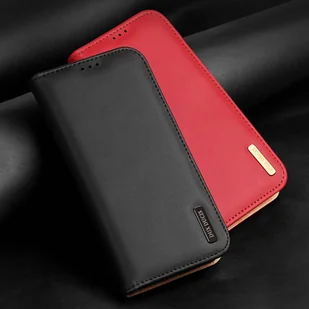 Dux Ducis Hivo skórzane etui z klapką pokrowiec ze skóry naturalnej portfel na karty i dokumenty Samsung Galaxy S22+ (S22 Plus) czarny - Etui i futerały do telefonów - miniaturka - grafika 20