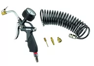 Narzędzia samochodowe - Pistolet do pompowania FIAC ze sztywnym wężem do opon sprężarkowych, zawiera 3 dysze adaptacyjne i wąż, maksymalne ciśnienie 8 bar - miniaturka - grafika 1