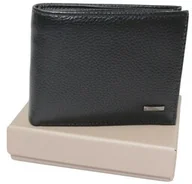 Portfele - Portfel Męski Skórzany NICOLAS 1602 Skóra Licowa Duży Poziomy Bez Zapięcia Jedno Skrzydełko Suwak na Bilon Spreżyna Na Banknoty - miniaturka - grafika 1