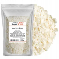 Płatki śniadaniowe i musli - PŁATKI RYŻOWE 500g Naturalne śniadanie dieta wysoka jakość Kol-Pol - miniaturka - grafika 1