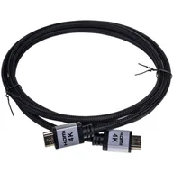 Kable - Akyga Kabel HDMI HDMI 1.5m Czarno-srebrny AK-HD-15P - miniaturka - grafika 1