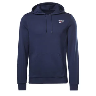 Bluza dresowa męska REEBOK z kapturem bawełna - Bluzy sportowe męskie - miniaturka - grafika 1