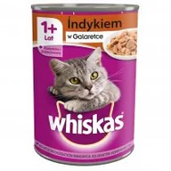 Mokra karma dla kotów - Whiskas Adult Indyk puszka 24x400g + DREAMIES Snacky Mouse 60g z zabawką ! - miniaturka - grafika 1