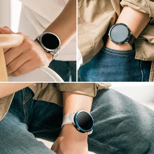 Ringke Air Sports+Bezel 2w1 etui ze stalową ramką do Samsung Galaxy Watch 5 40mm pokrowiec na kopertę czarno-niebieski (GW4-40-12_AS02) - Akcesoria do smartwatchy - miniaturka - grafika 10