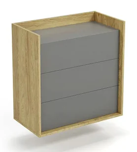 Komoda modułowa hikora + szary przykurzony M9-P06 - Komody Komoda modułowa hikora + szary przykurzony M9-P06 - Komody - miniaturka - grafika 1
